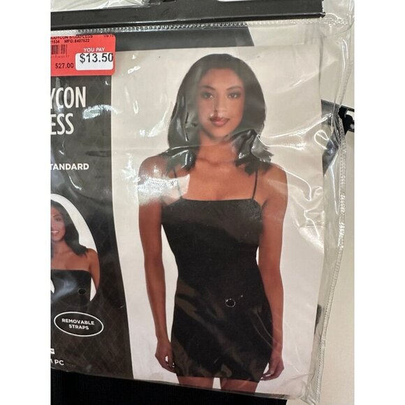 Bodycon Black Dress adult standard size - Picture 4 of 8